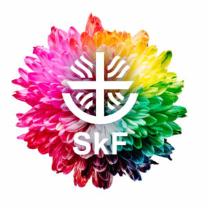 SKF-Logo auf einer Blume
